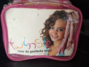 KunStyle Haarkrullers Set in Roze Tasje Nooit Gebruikt