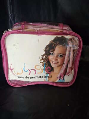 KunStyle Haarkrullers Set in Roze Tasje Nooit Gebruikt