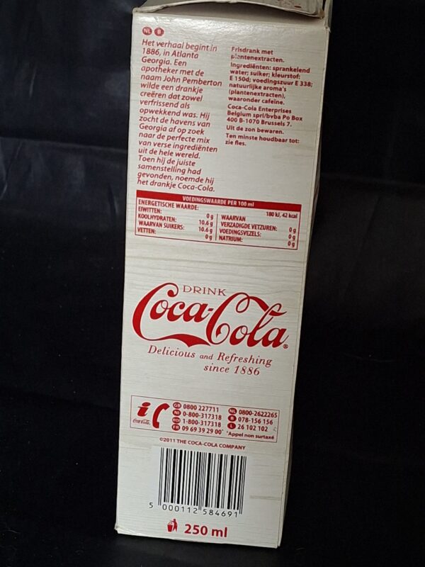 Coca-Cola Glazen Fles 250ml Delicious and Refreshing Since 1886