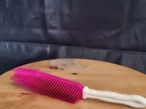 Rubber Huisdierenborstel Roze voor Haren Verwijderen Meubels Tapijt