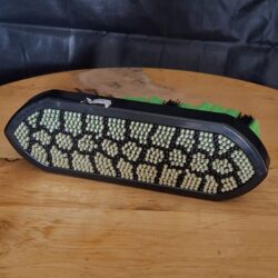 Paardenborstel Groen-Zwart met Strassteentjes voor Verzorging