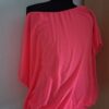 20251219_113952 Opvallende Fluor Roze Off-Shoulder Top Made in Italy Maat L