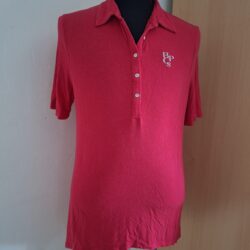 Rood Poloshirt BPC Selection Bonprix High-Low Model Maat 44/46