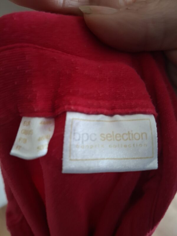 Rood Poloshirt BPC Selection Bonprix High-Low Model Maat 44/46