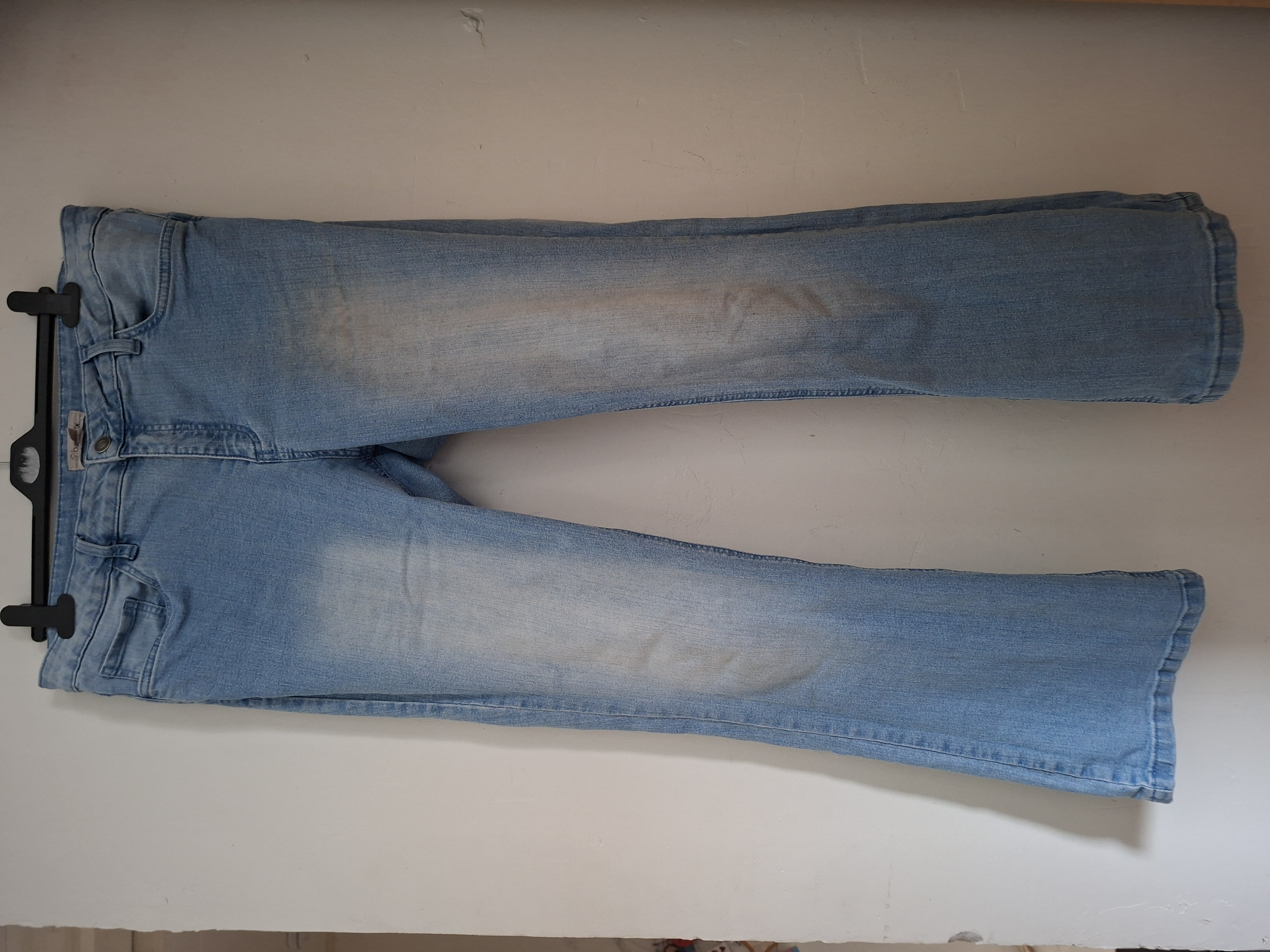 Lichtblauwe Flared Jeans Bonprix Maat 46