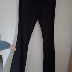 Zwarte Flared Broek Flashlights met Split Maat 40