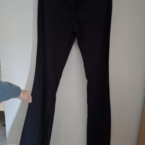 Zwarte Flared Broek Flashlights met Split Maat 40