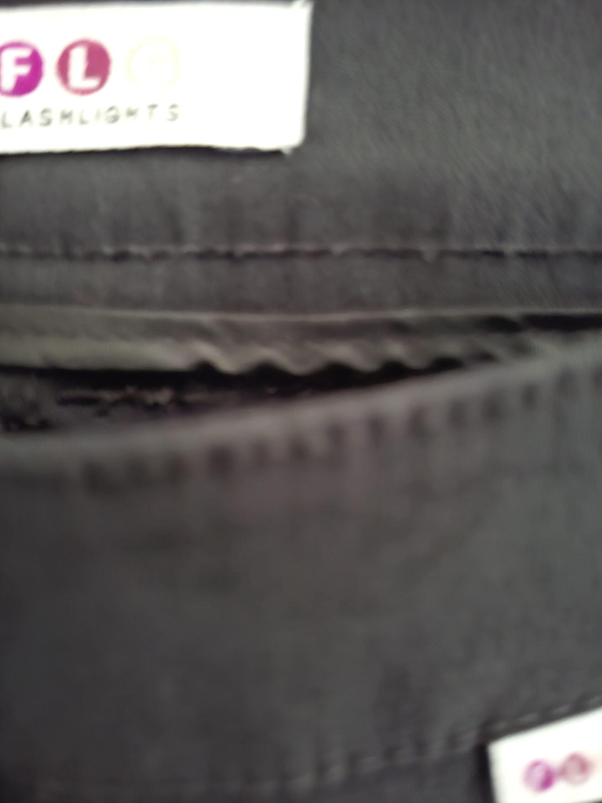 Zwarte Broek FLG Flashlights Skinny Stretch Maat 38 - Afbeelding 3