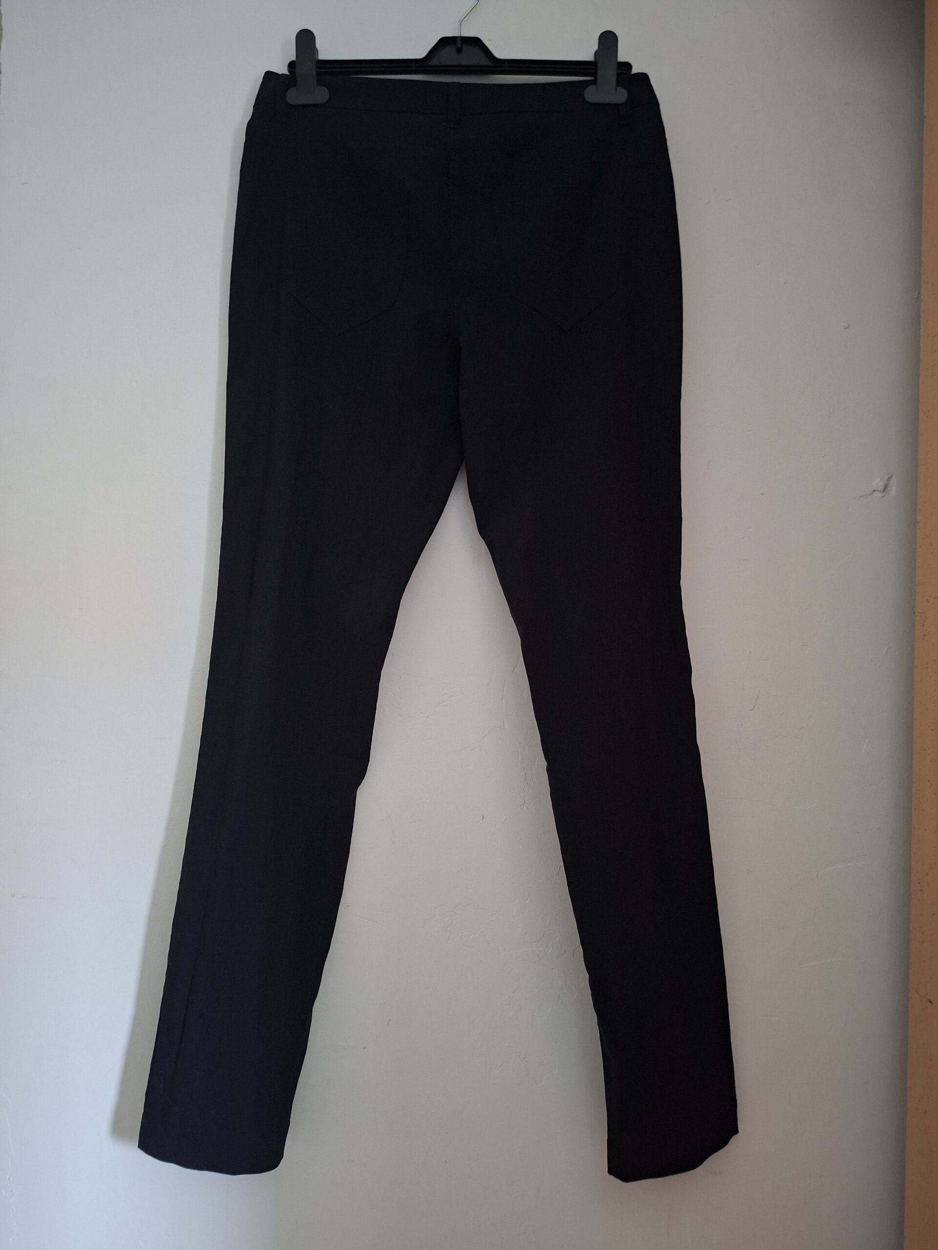 Zwarte Broek FLG Flashlights Skinny Stretch Maat 38