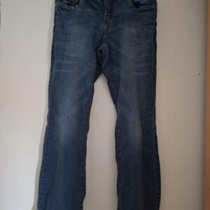 Blauwe Spijkerbroek Bonprix Bootcut Lichte Wassing Maat 46