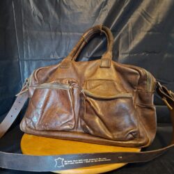 Leren Tas Cognac Cowboys Bag Vintage Look