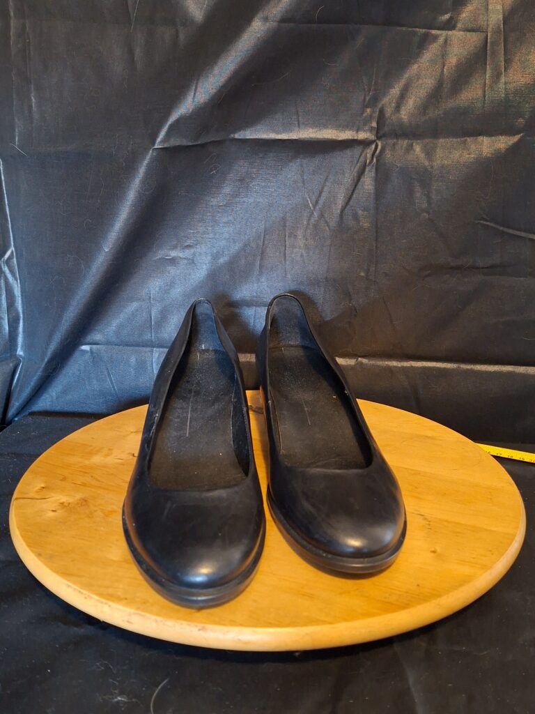 Pumps Zwart Leer Ecco Blokhak Maat 42