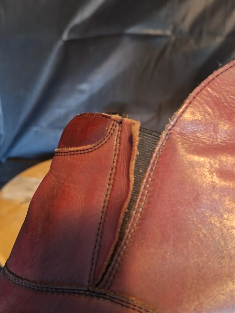 20251226_150552 Enkellaarzen Rieker Rood Bruin Leer Maat 42 Dames