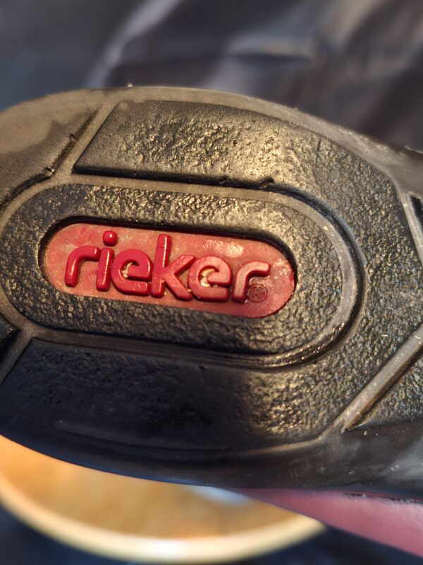 20251226_150706 Enkellaarzen Rieker Rood Bruin Leer Maat 42 Dames