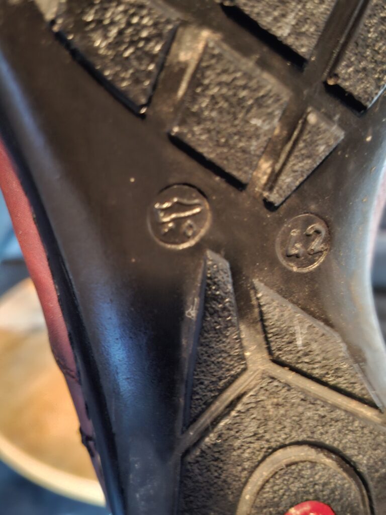 20251226_150722 Enkellaarzen Rieker Rood Bruin Leer Maat 42 Dames