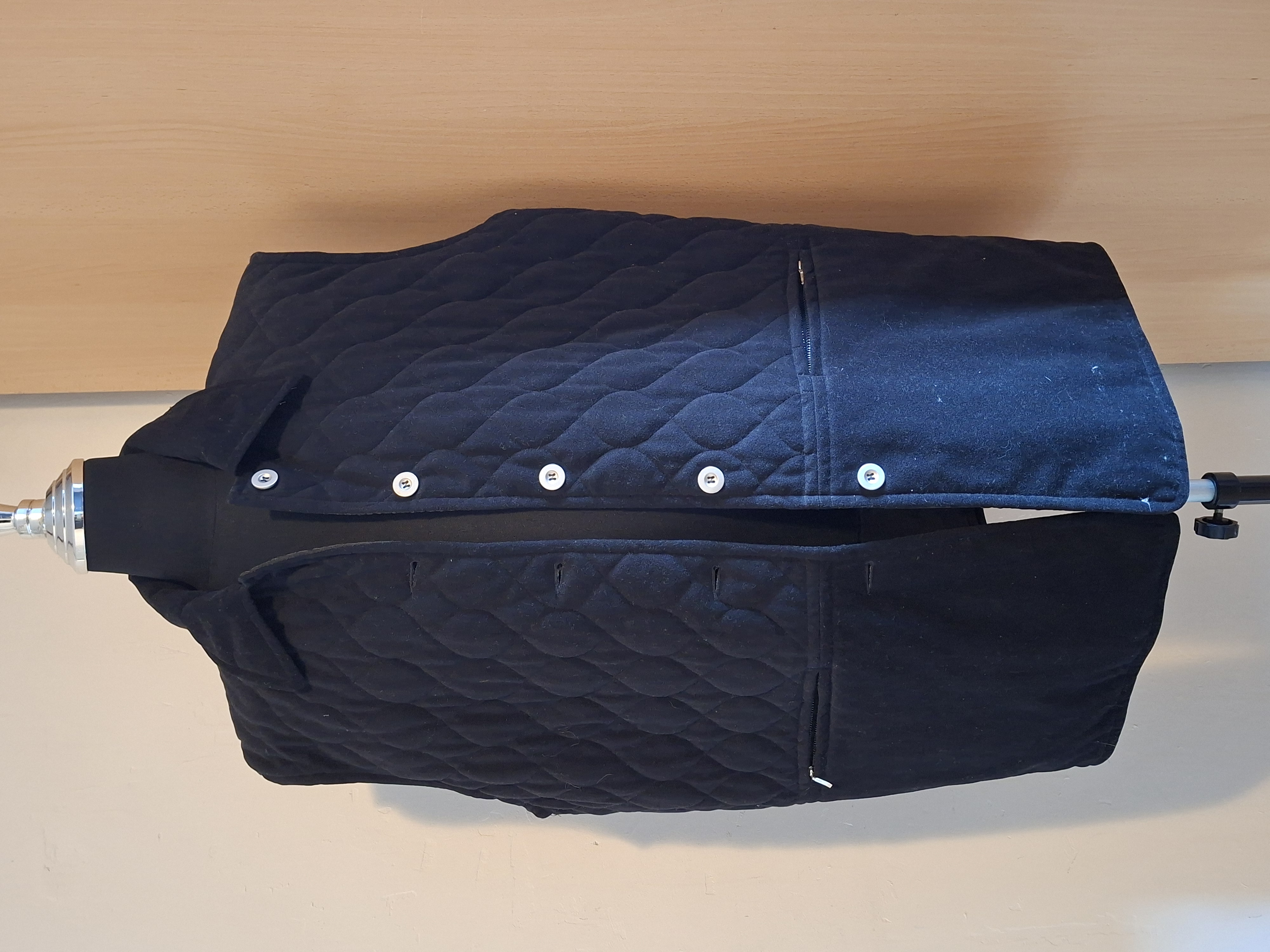 Bodywarmer Zwart Gequilt Mouwloos Maat XL 48/50