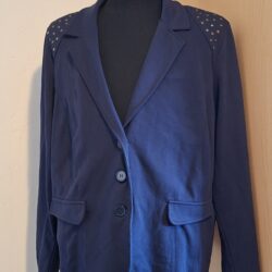 Blazer Blauw Studs MS Mode Maat 46