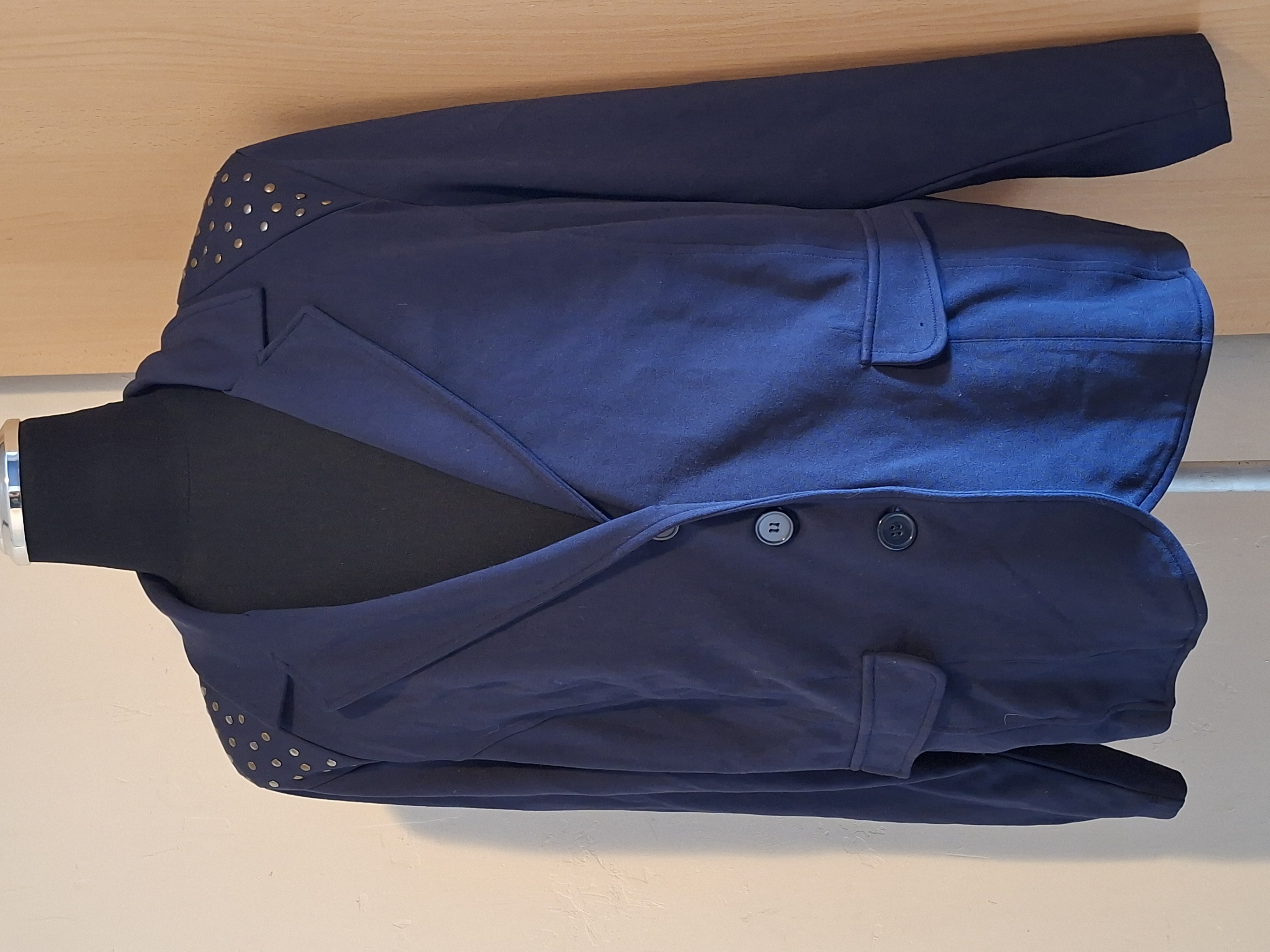 Blazer Blauw Studs MS Mode Maat 46