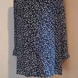 Blouse Zwart Hartjesprint Shein Curve Maat 0XL