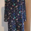 Tuniek Blouse Zwart Bloemenprint Edgar Vos Boutique Maat 44/46
