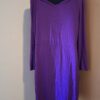 Jurk Paars Lange Mouwen Rainbow Maat 48/50