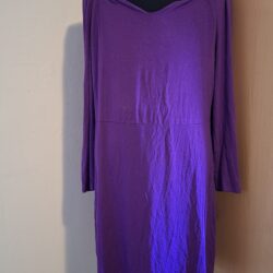 Jurk Paars Lange Mouwen Rainbow Maat 48/50