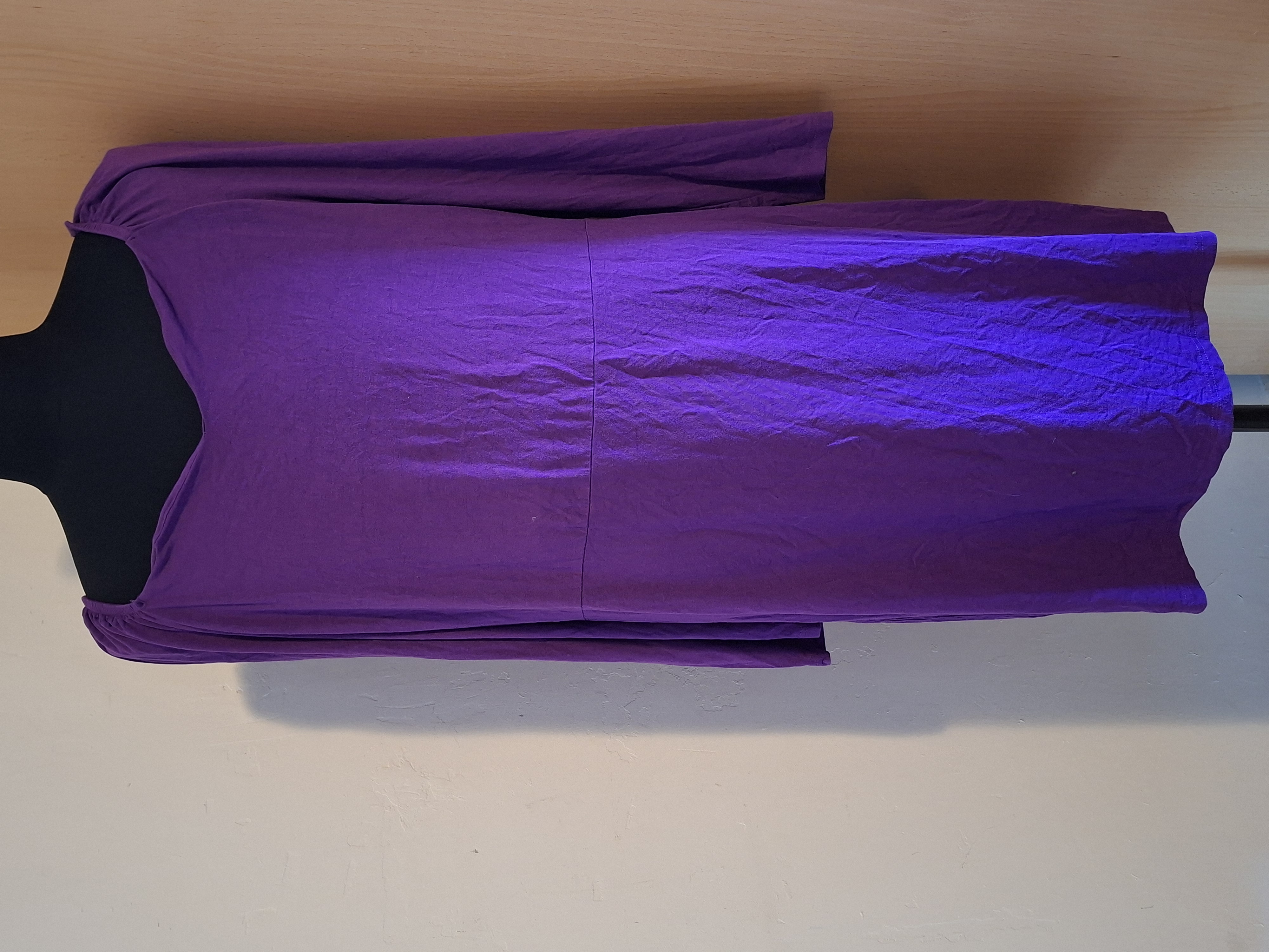 Jurk Paars Lange Mouwen Rainbow Maat 48/50