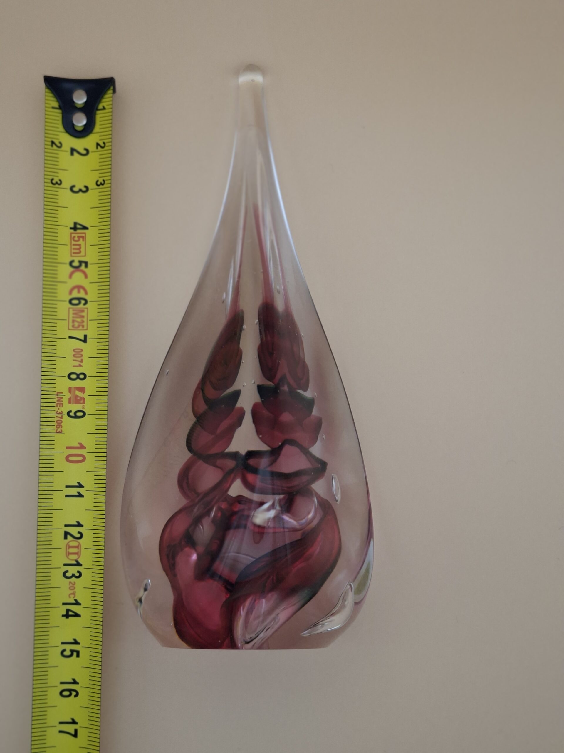 Glazen Kunst Set 4 Stuks Adam Jablonski Polen Handgeblazen - Afbeelding 2