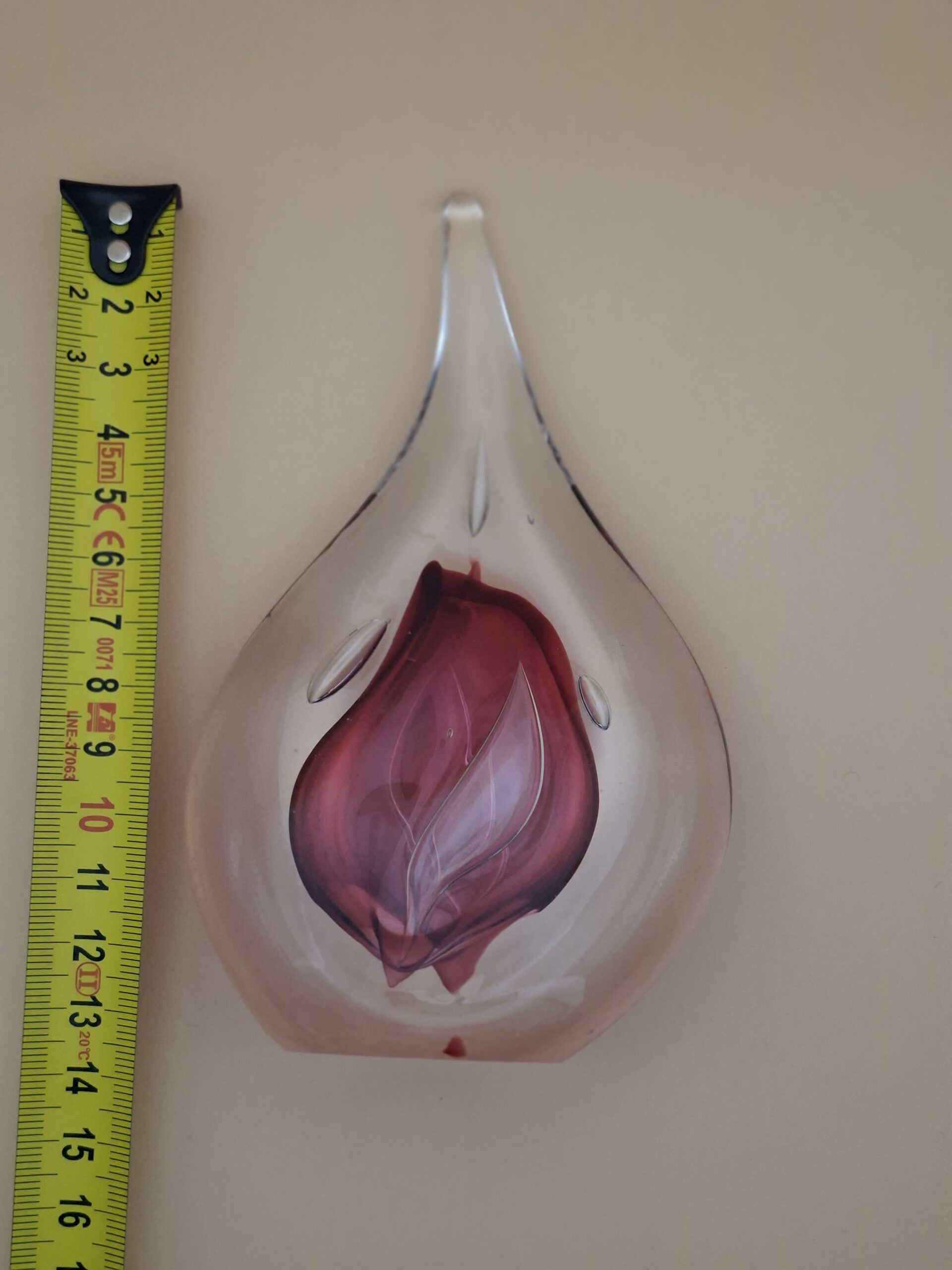 Glazen Kunst Set 4 Stuks Adam Jablonski Polen Handgeblazen - Afbeelding 3