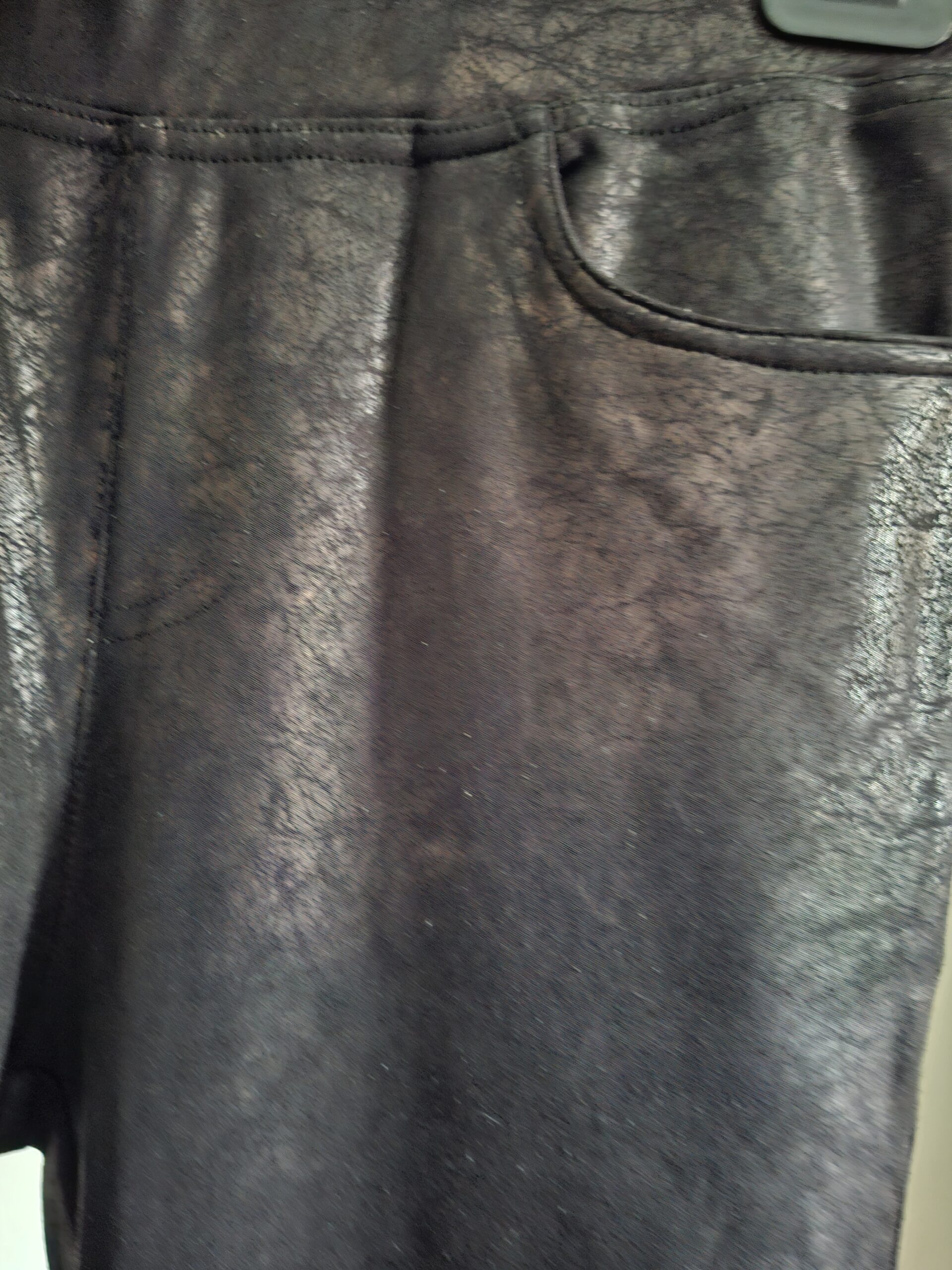 Legging Sophyline Zwart Metallic Glans Maat S Dames