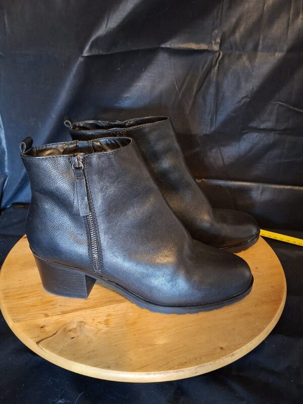 Enkellaarzen Zwart Leer Excellent Maat 42 Dames