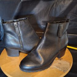 Enkellaarzen Zwart Leer Excellent Maat 42 Dames