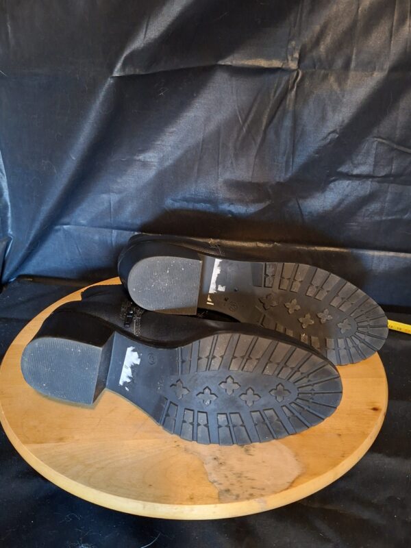 Enkellaarzen Zwart Leer Excellent Maat 42 Dames