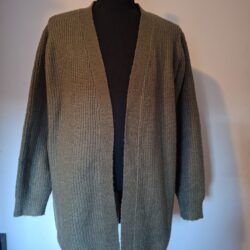 Vest Gebreid Groen Hema Maat L