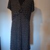 Jurk Zwart Wit Stippen Bodyflirt Maat 48/50