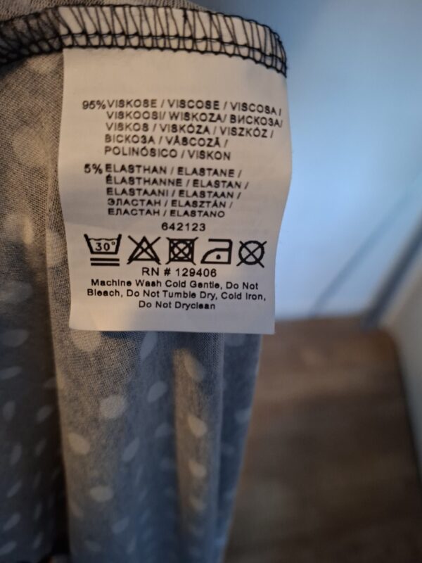 Jurk Zwart Wit Stippen Bodyflirt Maat 48/50