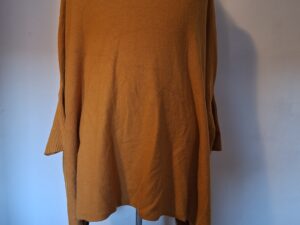 Trui Oker Geel Vleermuismouw Coltrui One Size