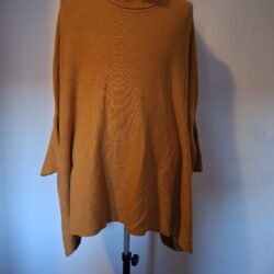 Trui Oker Geel Vleermuismouw Coltrui One Size