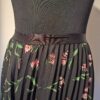 Plissé Rok H&M Zwart Bloemenprint Roze Groen Maat 40 Dames