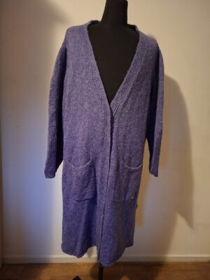 20260104_165555 Lang Vest Paars Gebreid NuSecret Inspire Maat 50