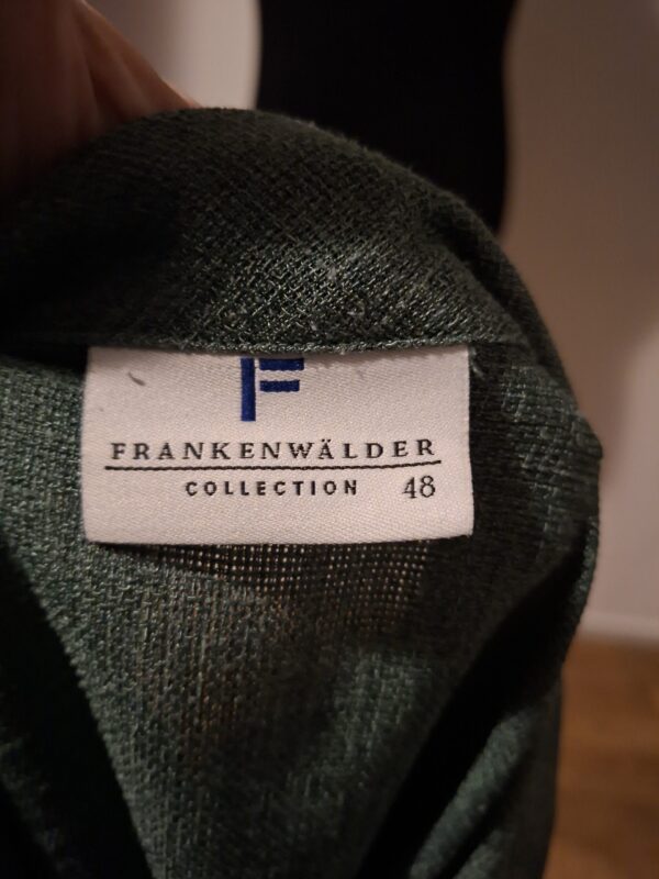 20260104_170926 Blazer Jasje Groen Korte Mouwen Vintage Stijl Maat 48