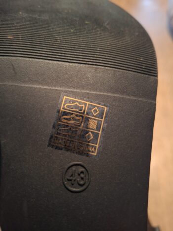 Cowboylaarzen Zwart Western Stiksel Blokhak Maat 43