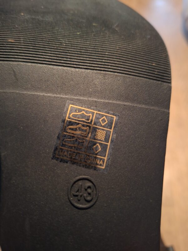 Cowboylaarzen Zwart Western Stiksel Blokhak Maat 43