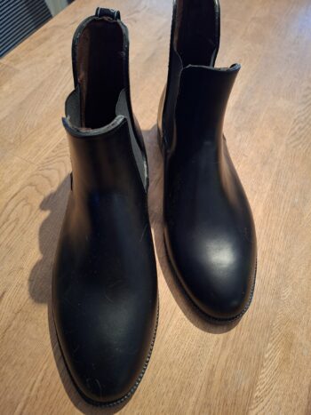 Rijlaarzen Zwart QHP Manilla Jodhpur Leer Maat 43