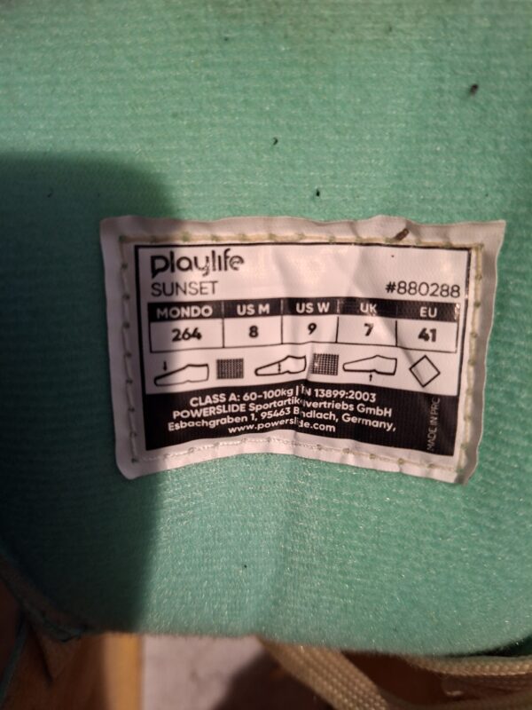 Rolschaatsen Playlife Sunset Turquoise Beige Maat 41