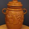 Rumtopf Keramiek Bruin Fruit Motief Vintage Scheurich