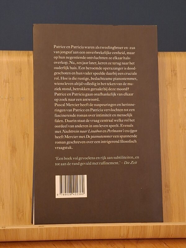 De Pianostemmer - Pascal Mercier (Wereldbibliotheek)