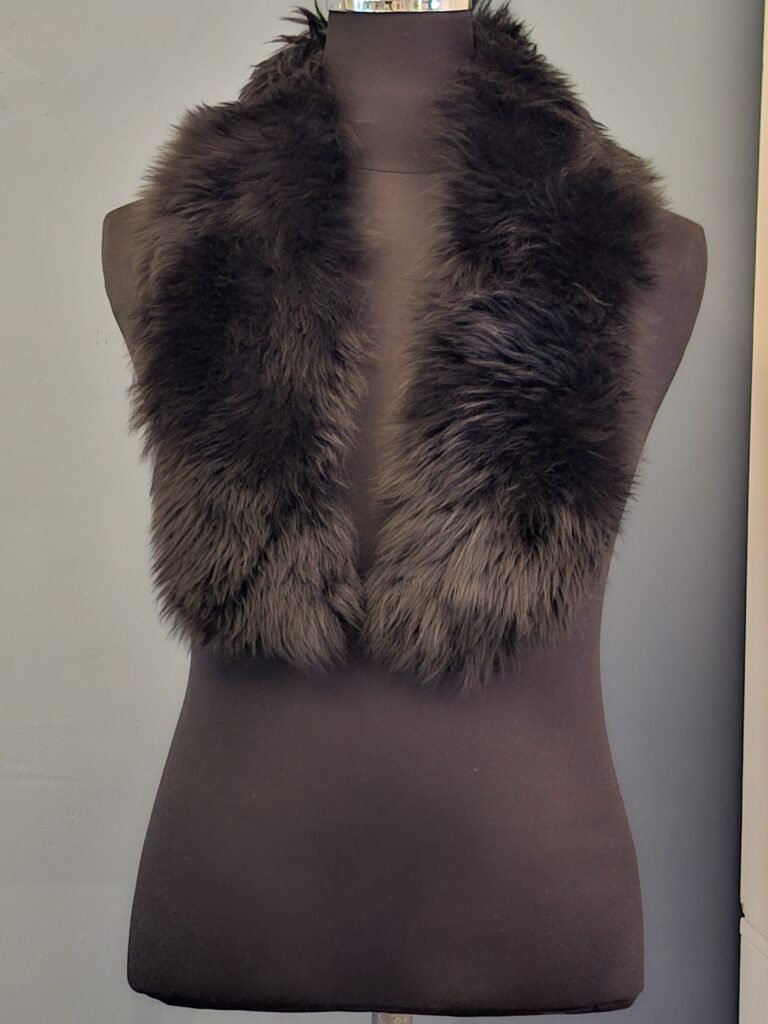 Bont (nep) Kraag Bruin