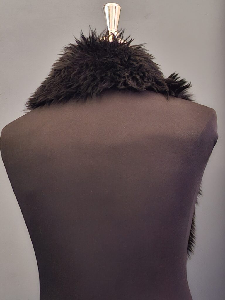 Bont (nep) Kraag Bruin