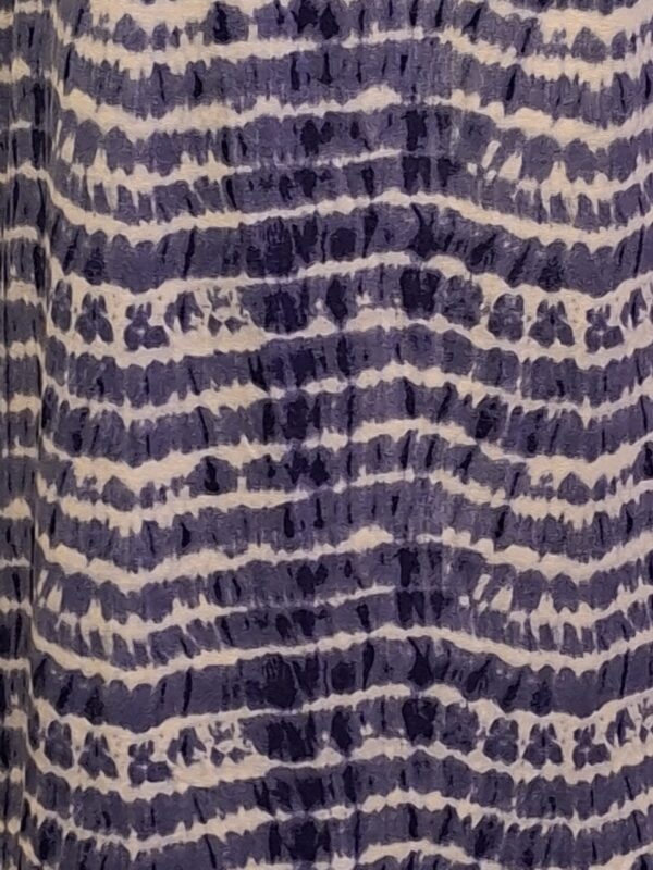 MS Mode Jurk Paars Wit Tie-Dye Print Maat L